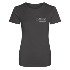 Caring Services Ladies Ultra Cool T- Shirt - JC005 - Charcoal Caring Services Ladies Ultra Cool T- Shirt - JC005 - Charcoal